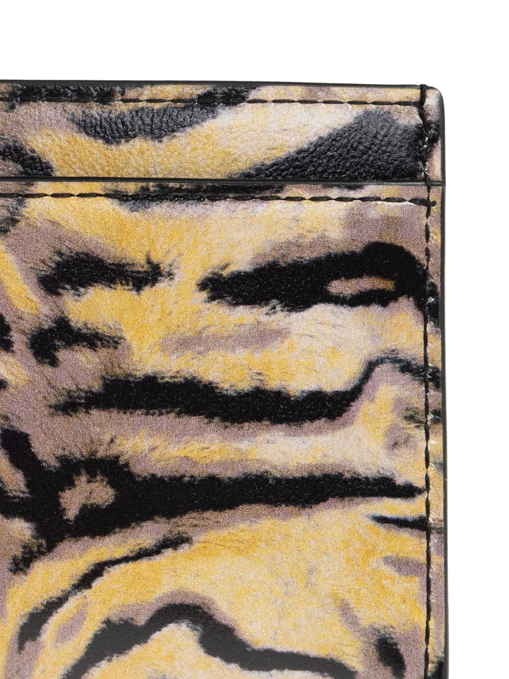 Kenzo Pasjeshouder met tijgerprint Geel