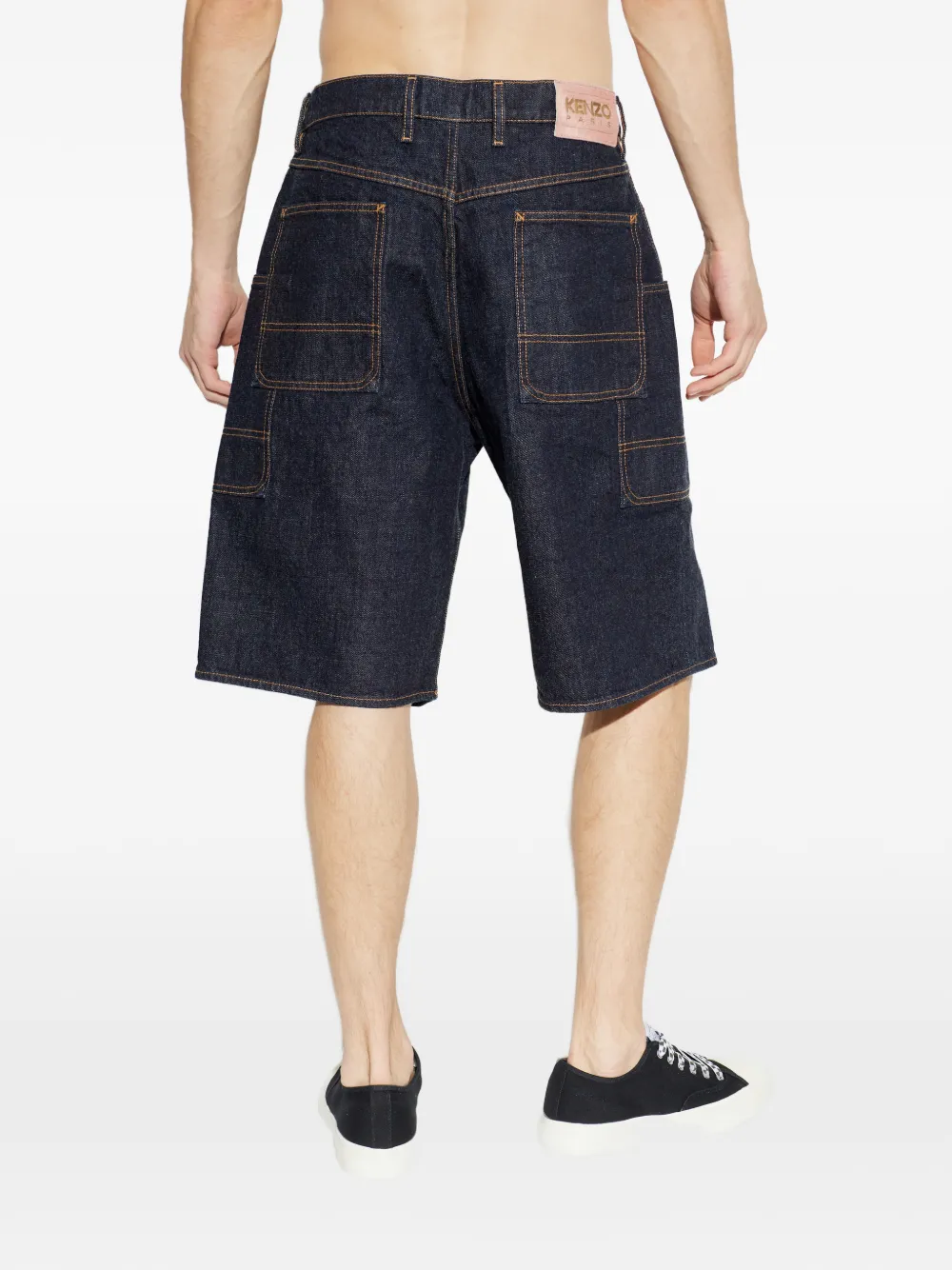 Kenzo Denim cargo shorts Blauw