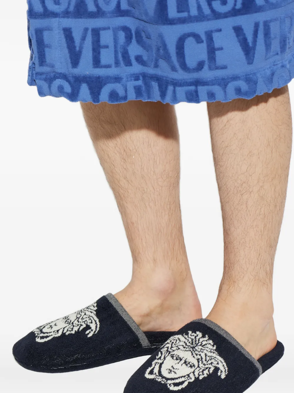 Versace Medusa slippers Blauw