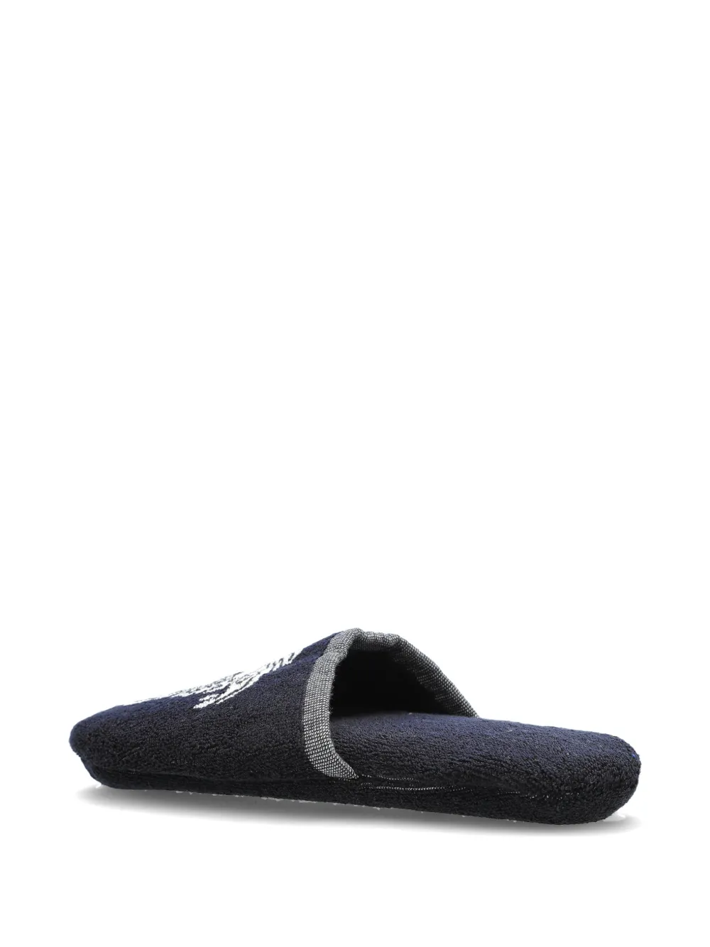  Versace Slippers En Jacquard - Azul 