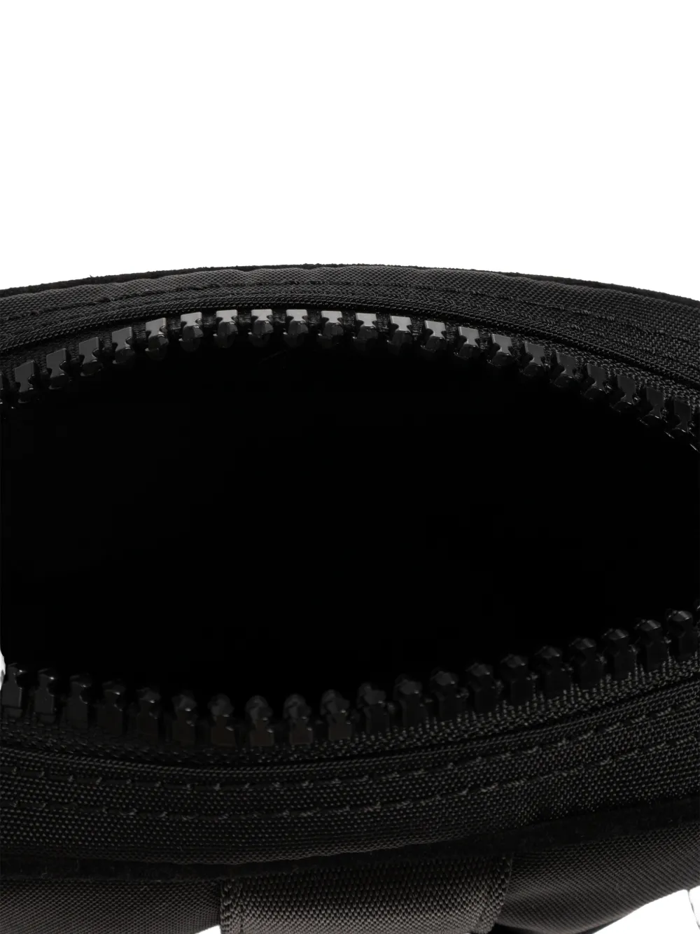 Moschino Messengertas met logodetail Zwart