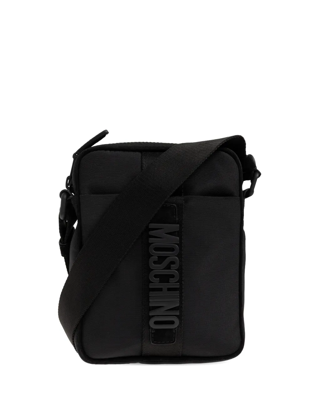 Moschino logo-detail messenger bag - Nero
