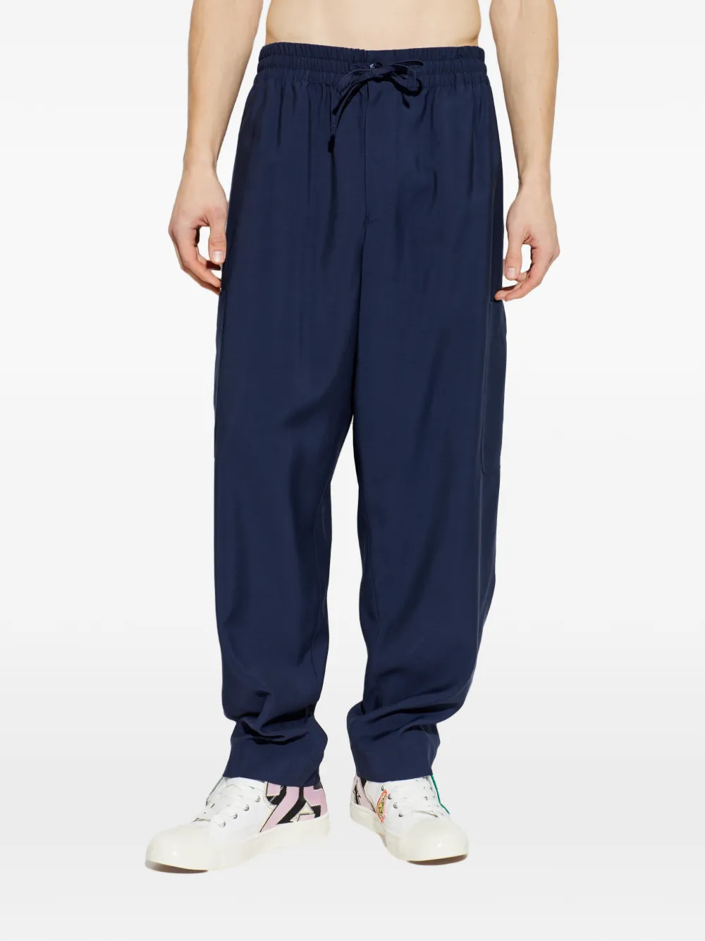 Kenzo Broek met trekkoord Blauw
