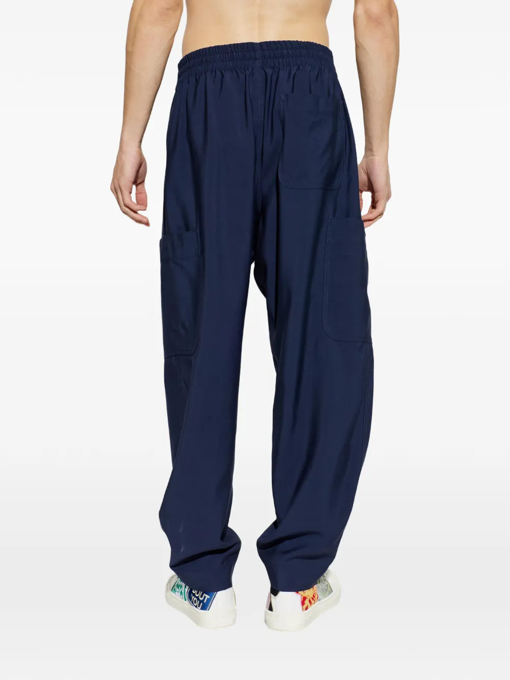 Kenzo Broek met trekkoord Blauw
