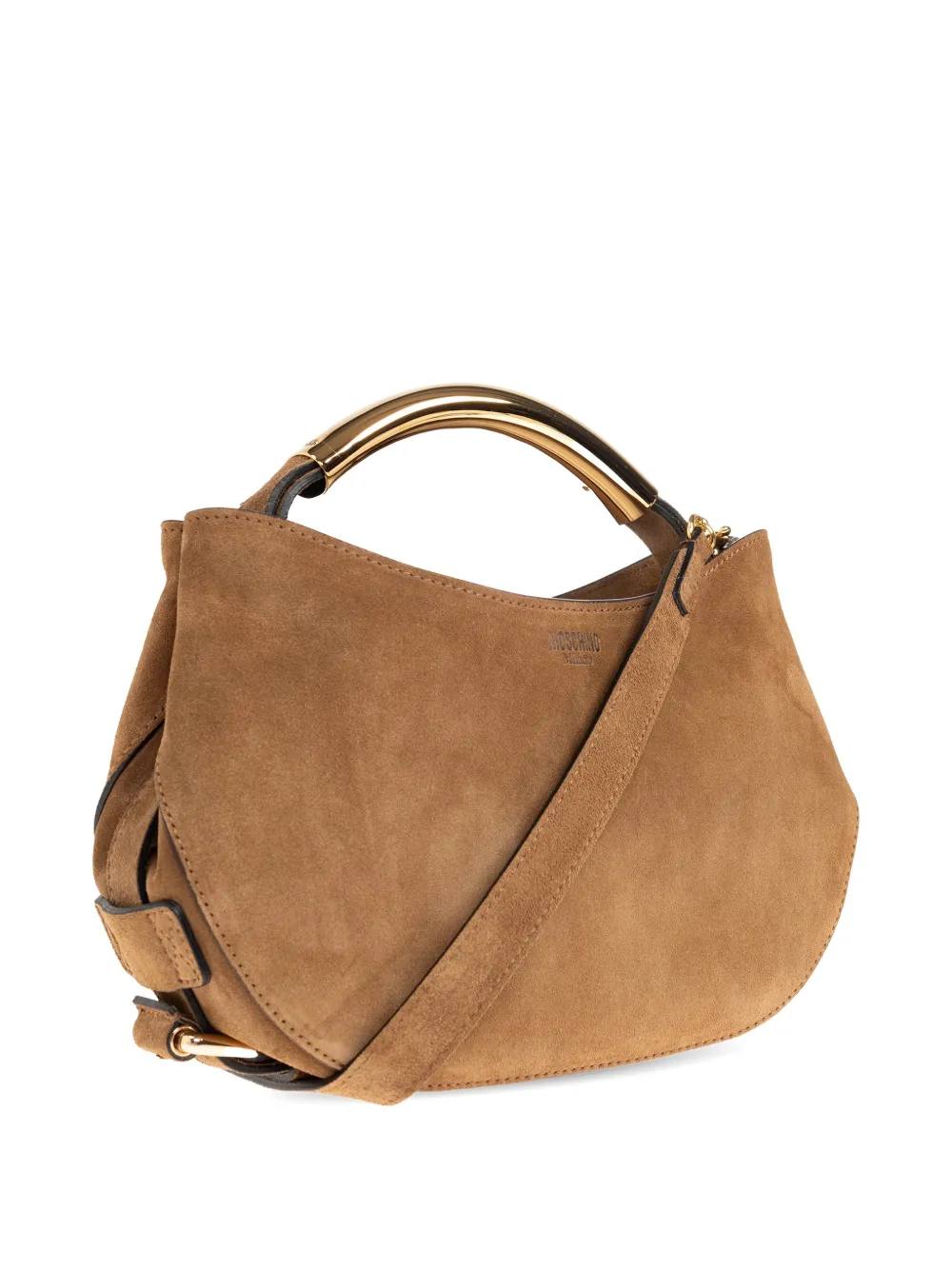 Moschino Handle me kleine shopper Bruin
