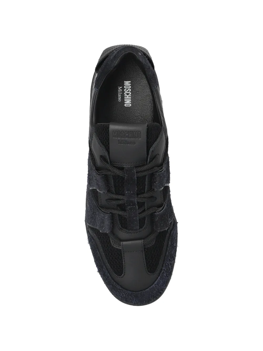 Moschino Sneakers met m-logo Zwart