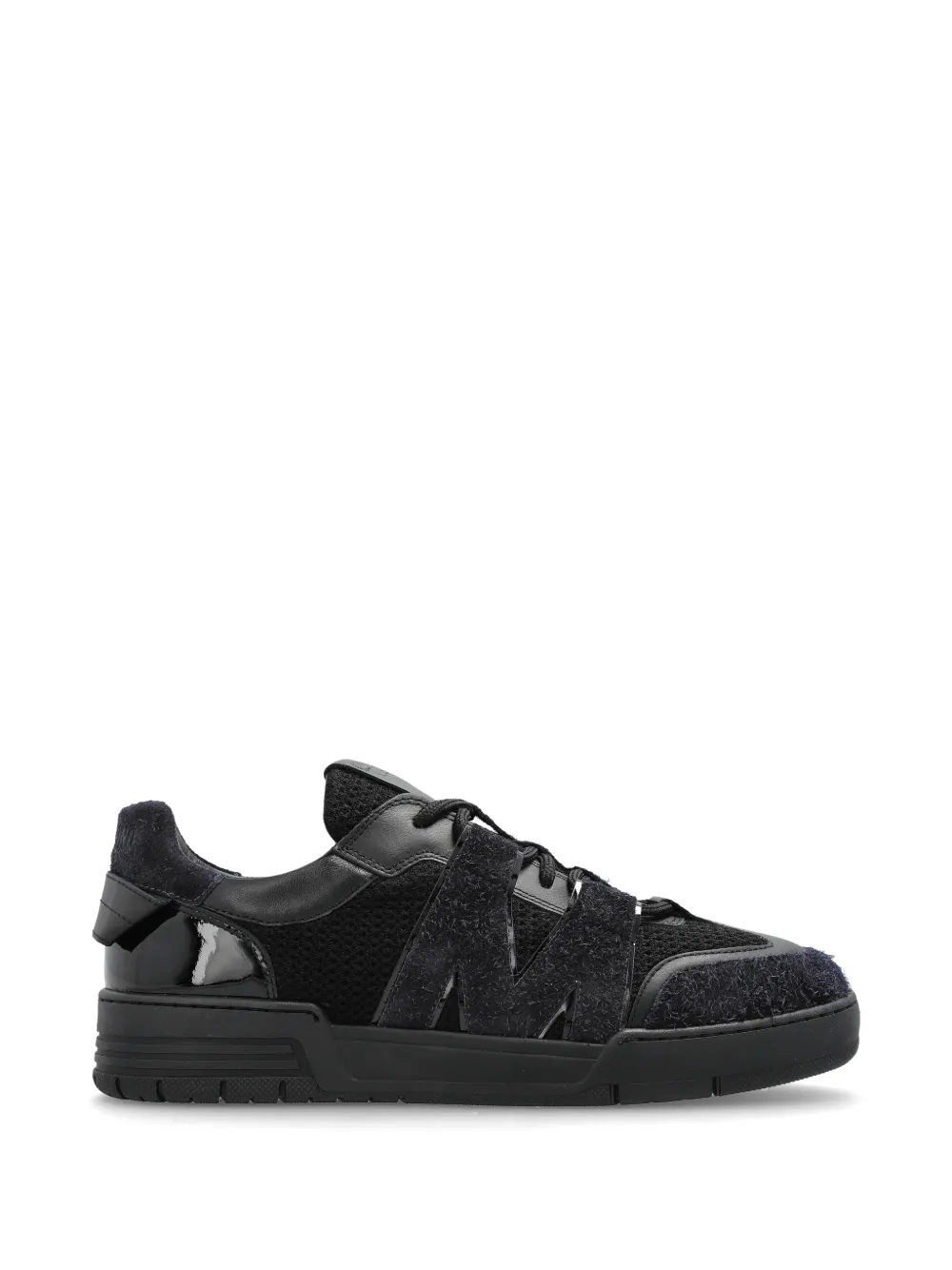Moschino Sneakers met m-logo Zwart