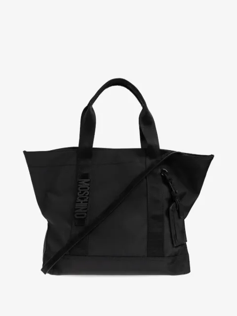 Moschino tote con detalle del logo