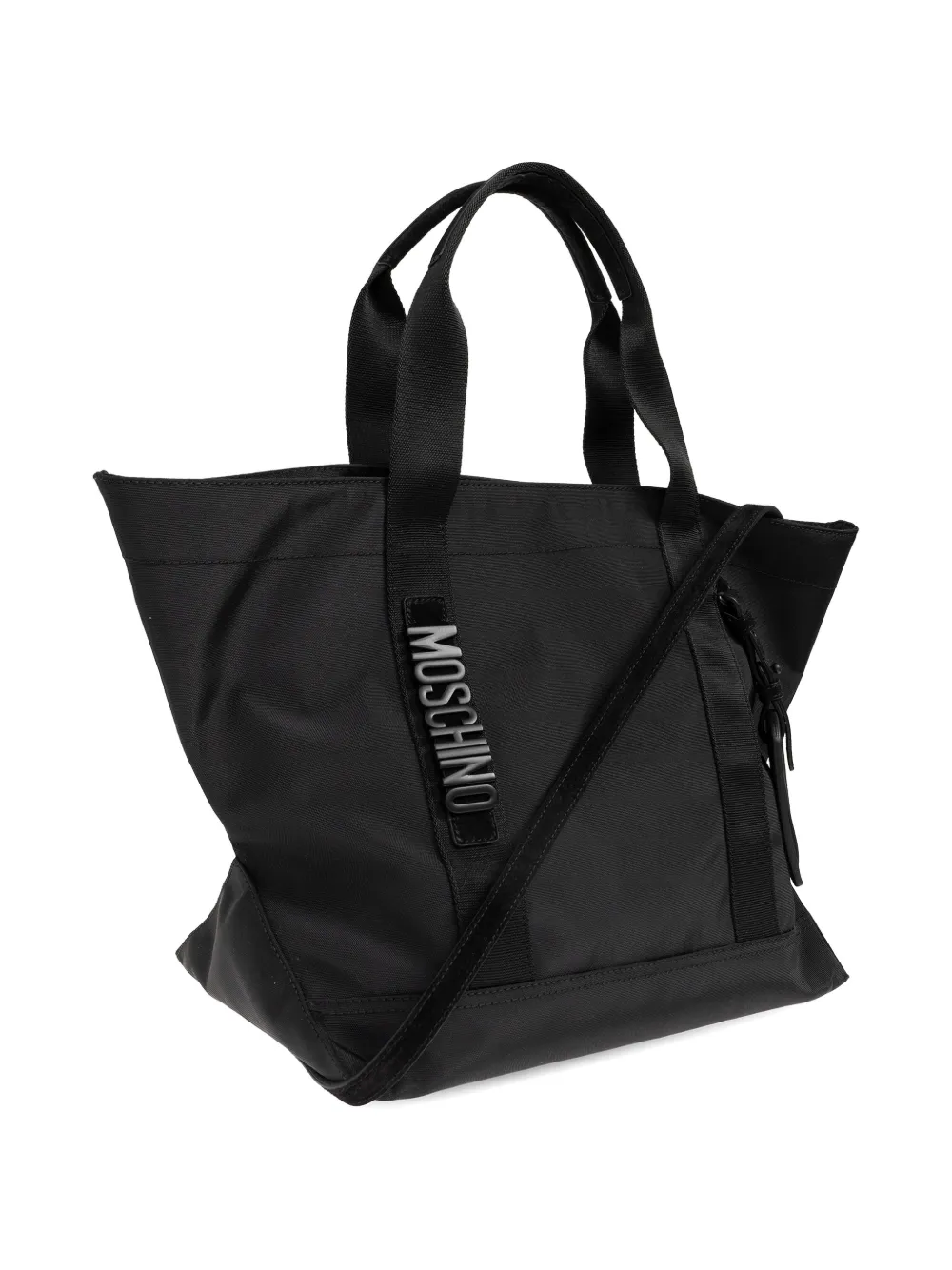 Moschino Shopper met logo Zwart