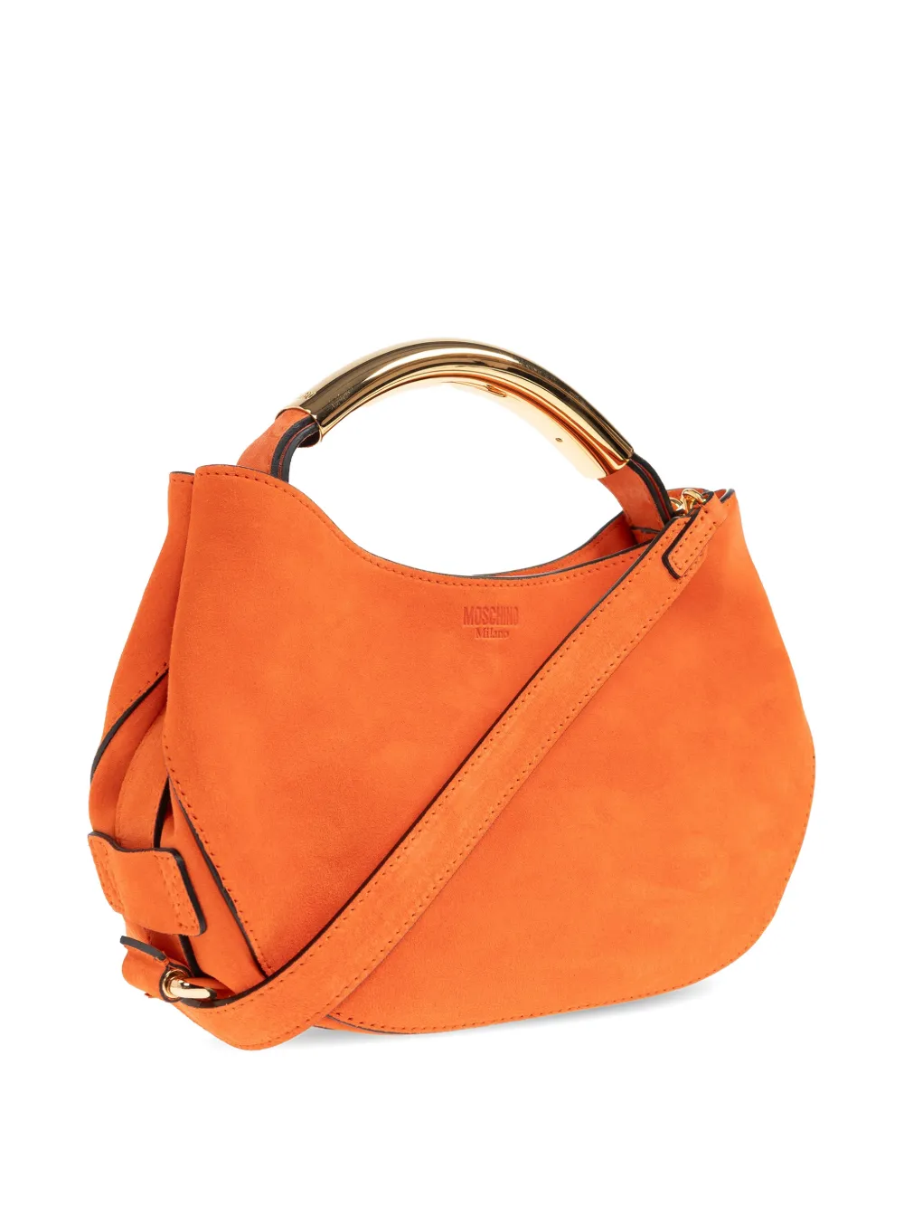Moschino Handle Me kleine shopper Oranje