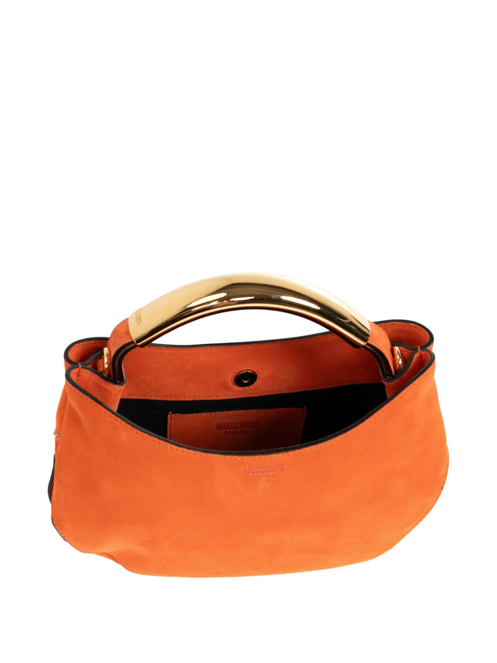 Moschino Handle Me kleine shopper Oranje