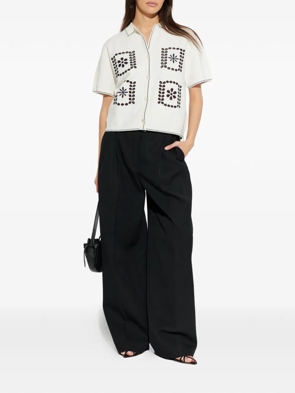  Paul Smith Floral-embroidery Shirt - White 