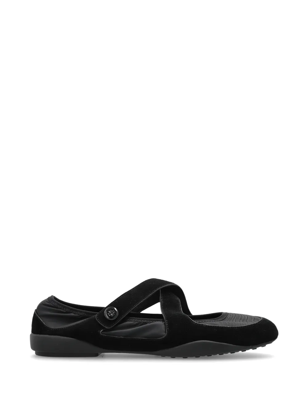 Tory Burch Romy criss-cross strap ballet flats - Nero