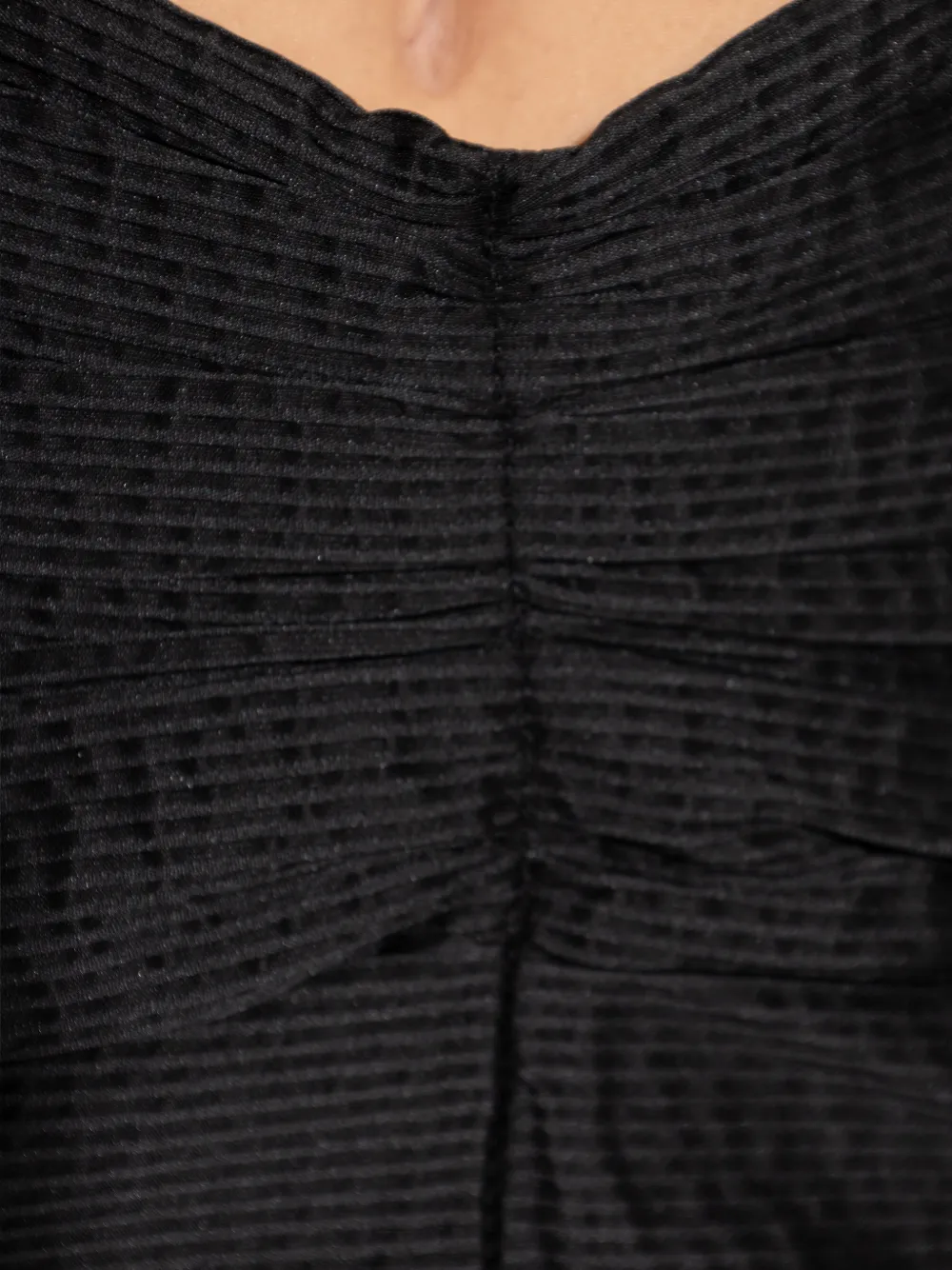 Lanvin Midi-rok met gedraaid detail Zwart