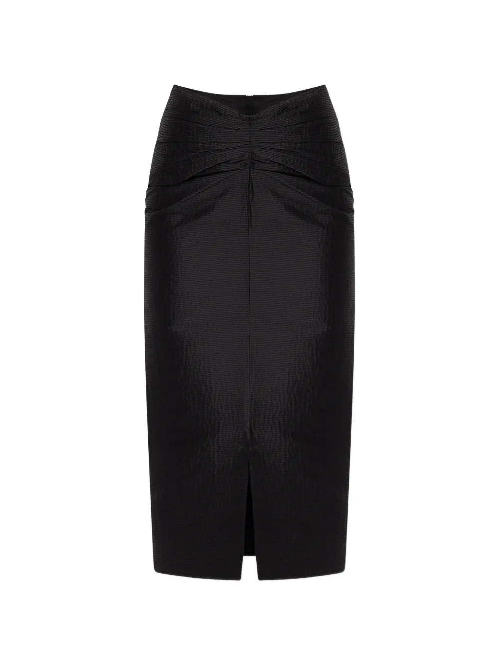 Lanvin twist-detail midi skirt - Nero