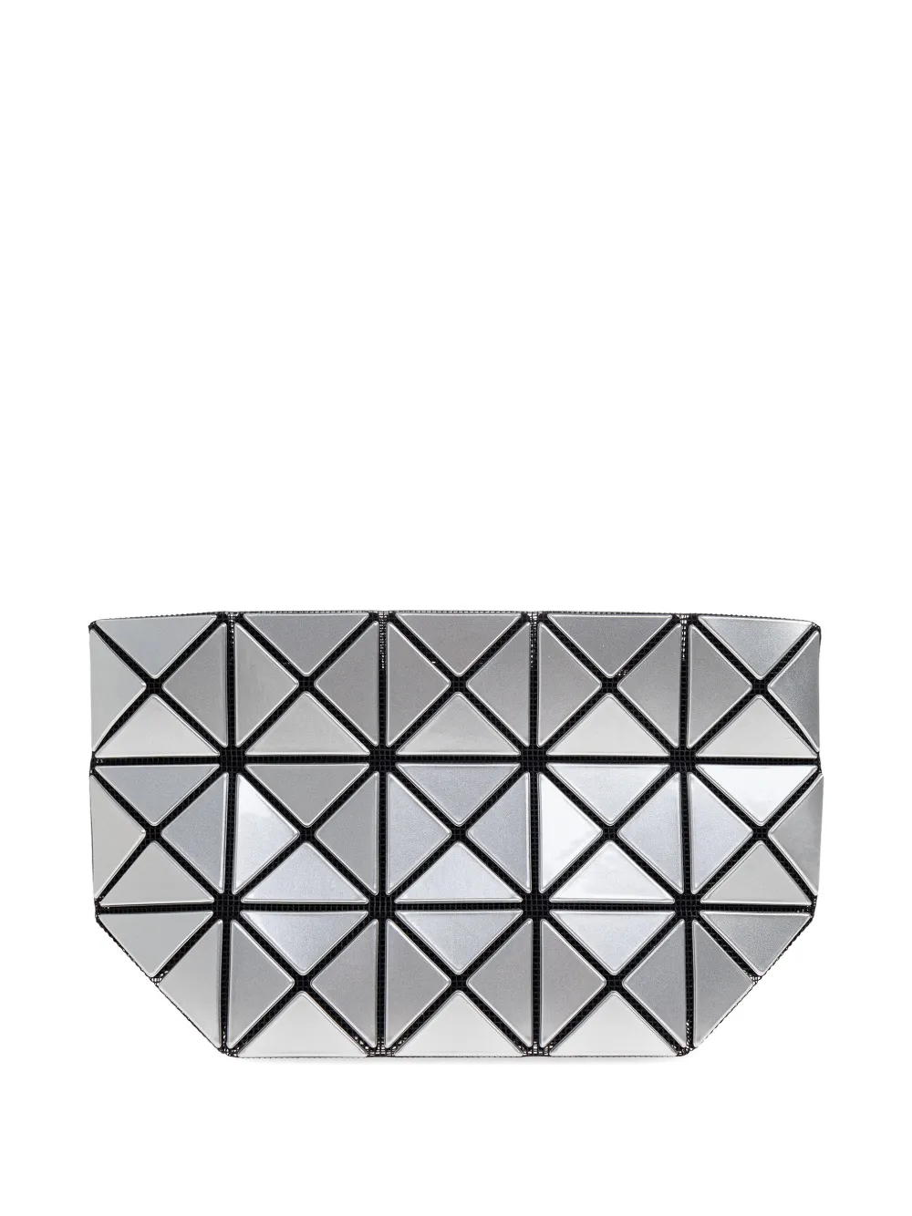  Bao Bao Issey Miyake Geometric-pattern Clutch - Silver 