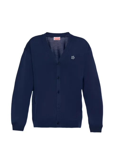 Kenzo Boke Flower-appliqué cardigan