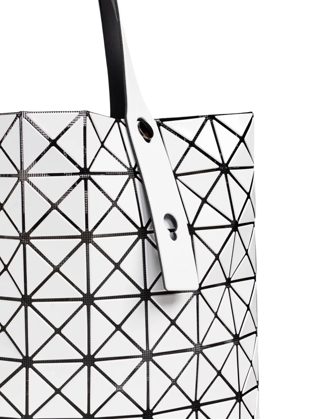 geometric-print tote bag