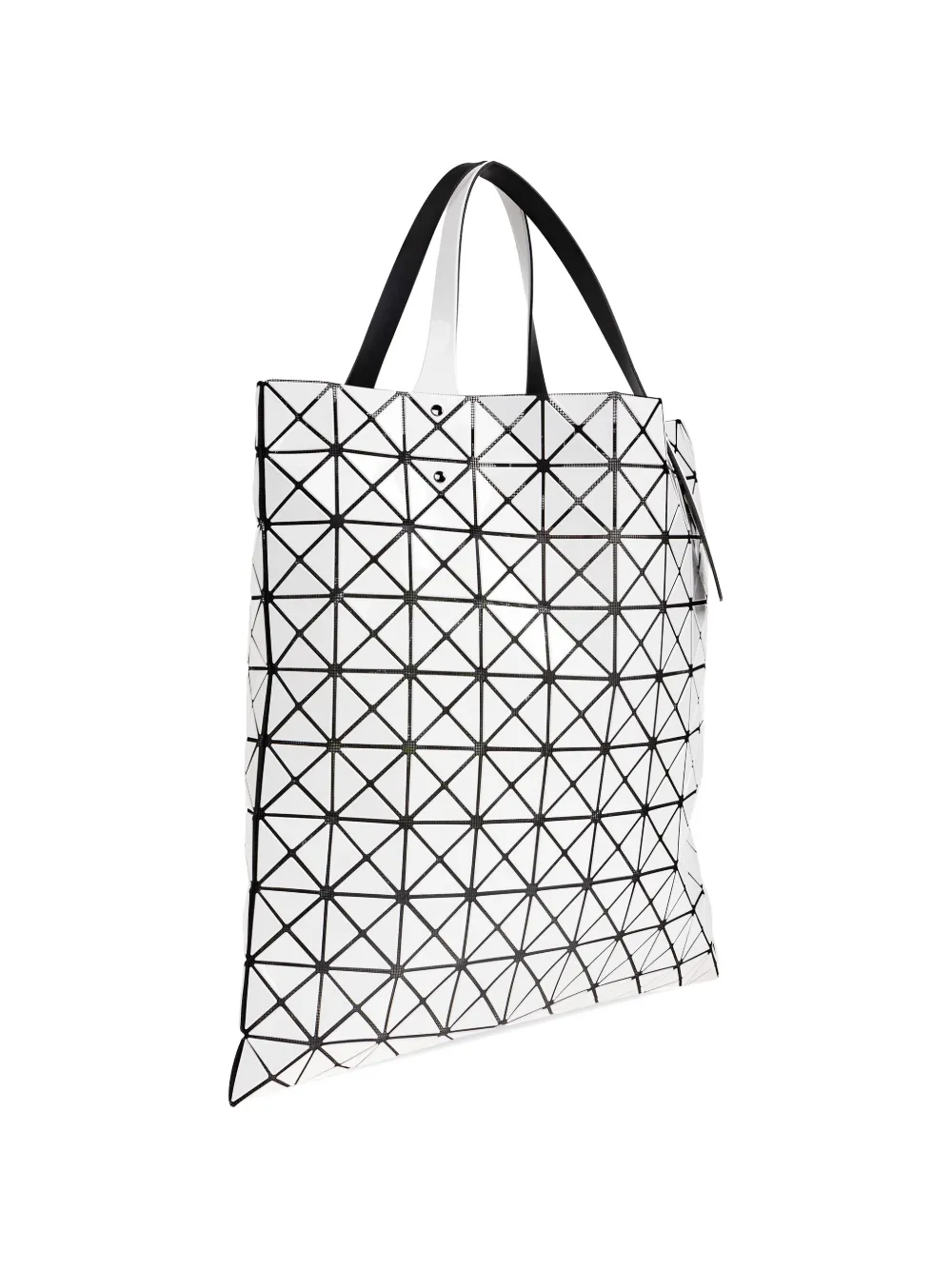 geometric-print tote bag