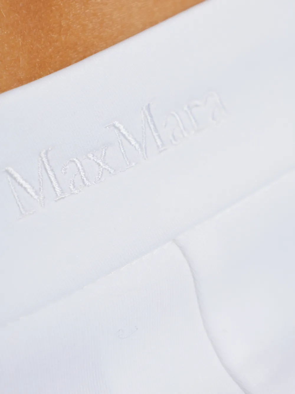 Max Mara Corona high waist broek Wit