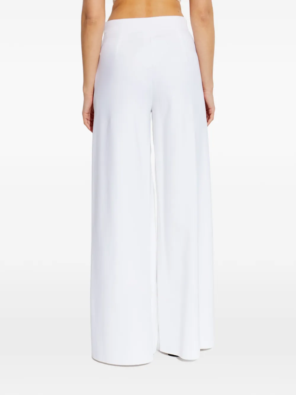 Max Mara Corona high waist broek Wit