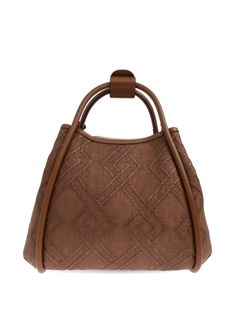 Max Mara Marine shopper met imitatiebont Bruin
