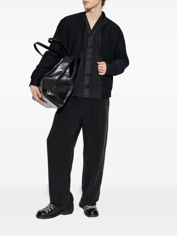 Giorgio Armani ボンバージャケット | ブラック | FARFETCH JP