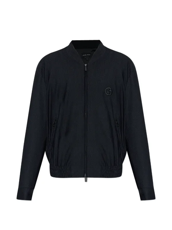 Giorgio Armani ボンバージャケット | ブラック | FARFETCH JP