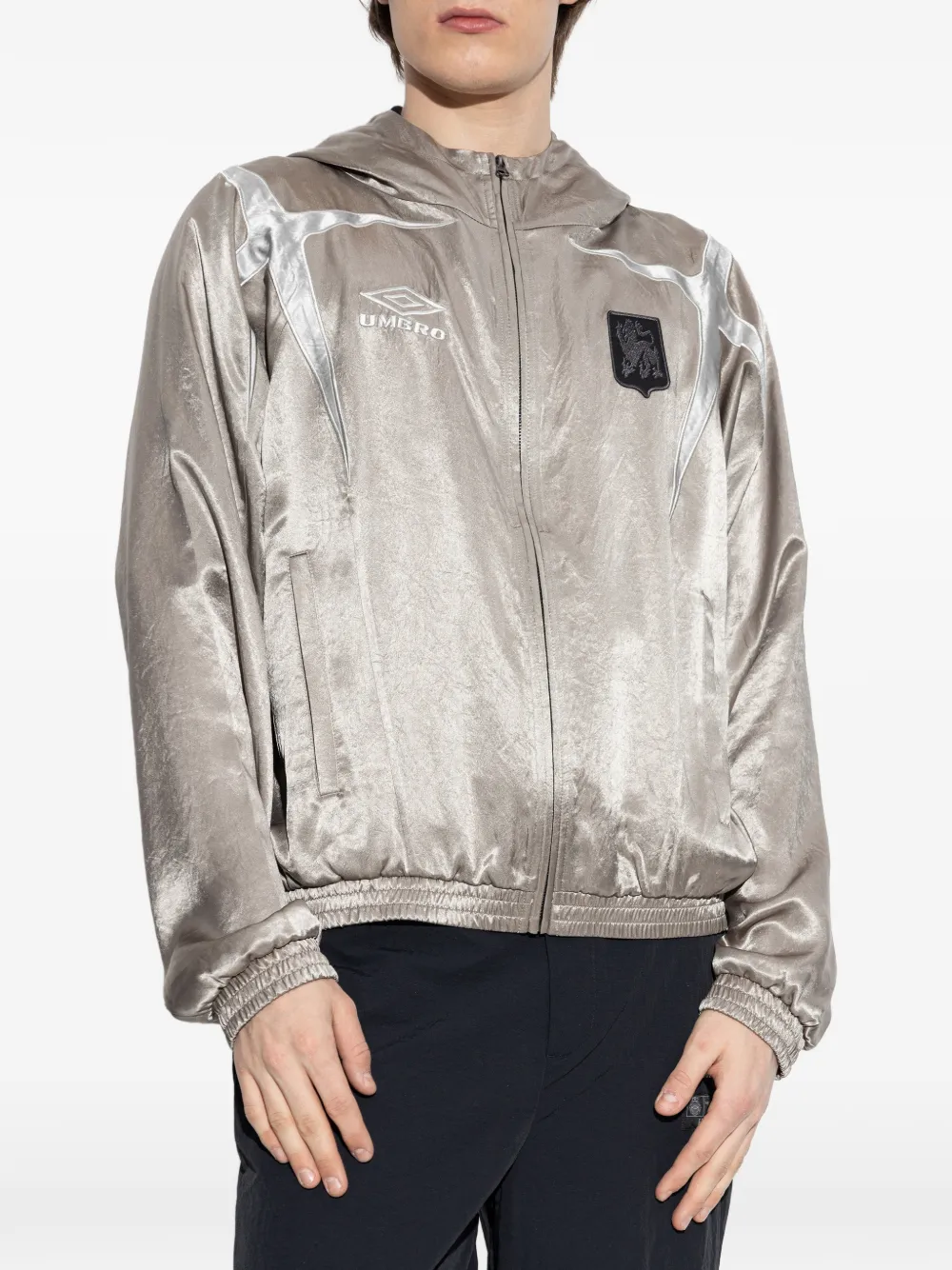UMBRO Hoodie met logopatch Zilver