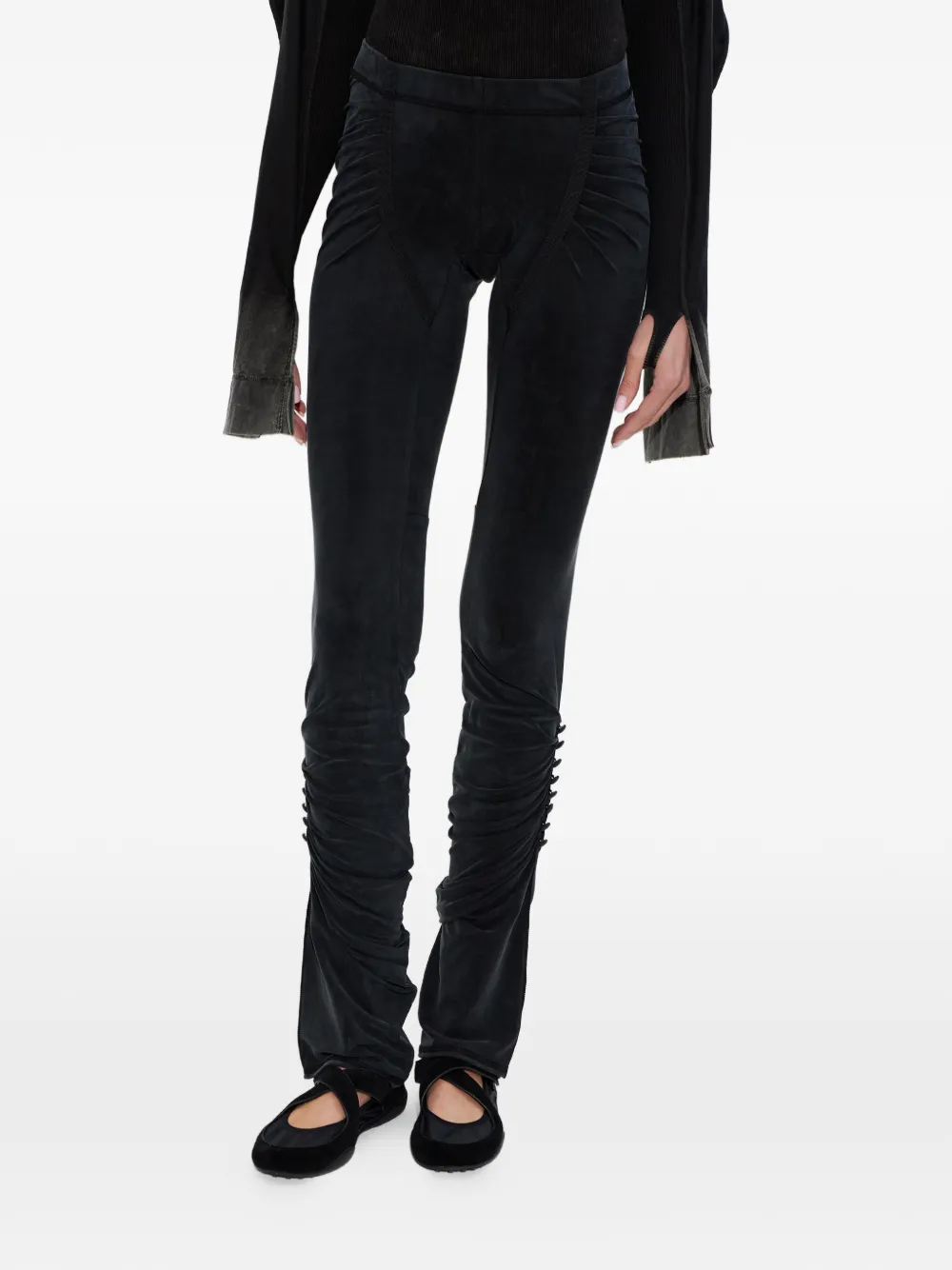  Knwls Leia Ruched Leggings - Blue 