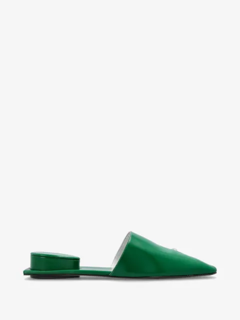 Tory Burch Pierced leather mules