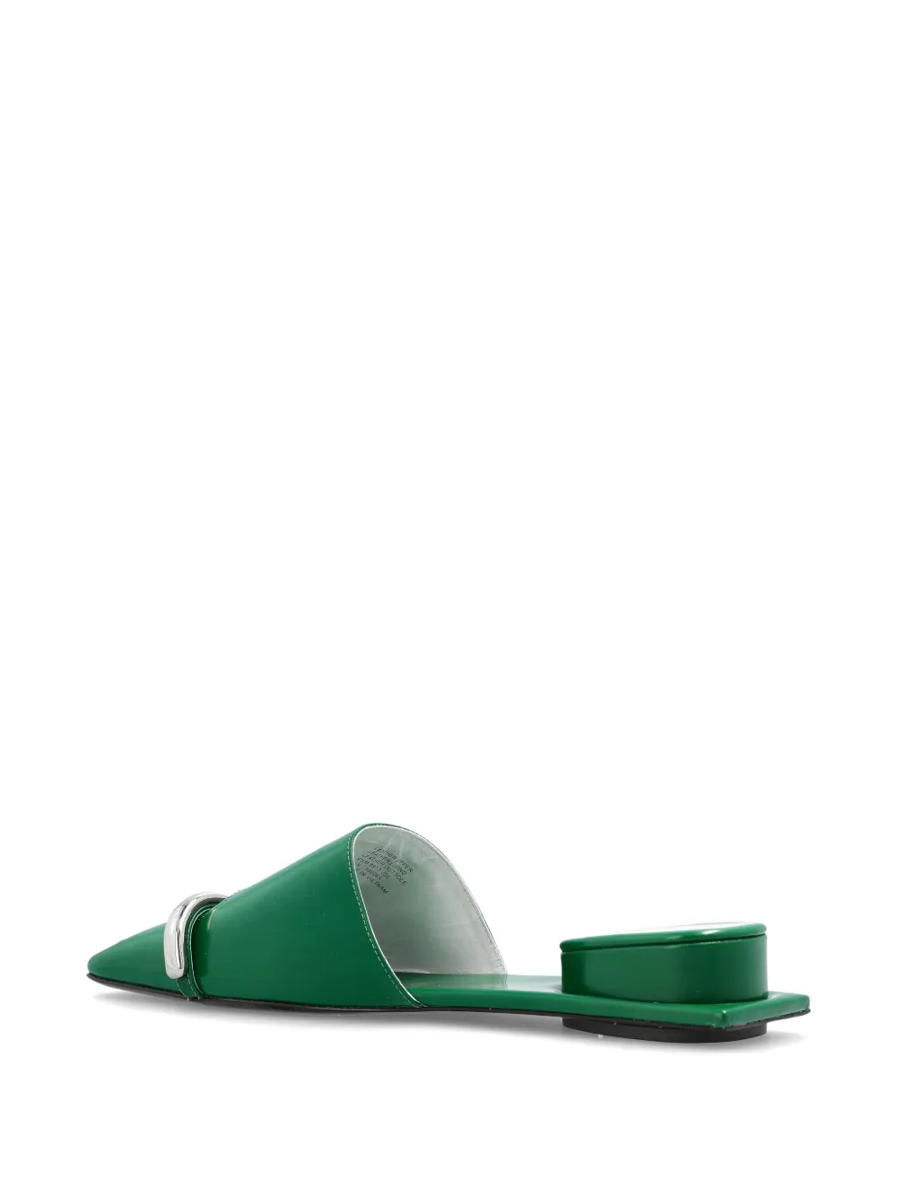 Tory Burch Pierced leren muiltjes Groen