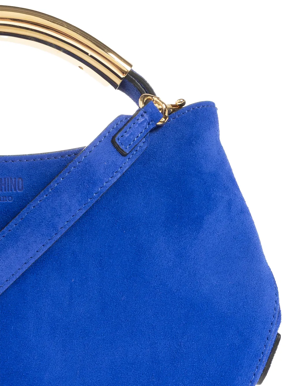 Moschino Handle Me kleine shopper Blauw