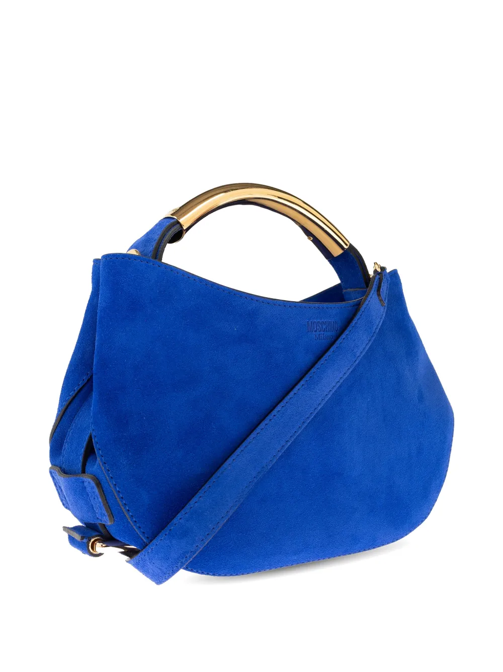 Moschino Handle Me kleine shopper Blauw