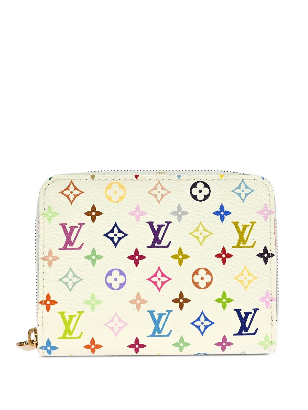 Louis Vuitton Pre-Owned 2008 printed zip wallet - Toni neutri