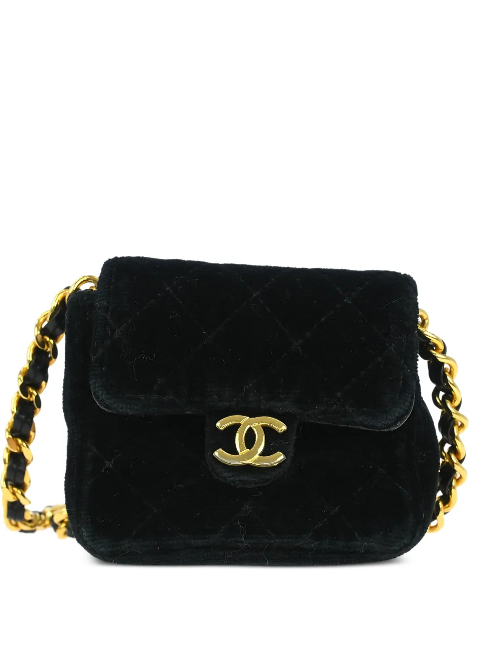 CHANEL Pre-Owned 1990 Micro flap shoulder bag - Nero
