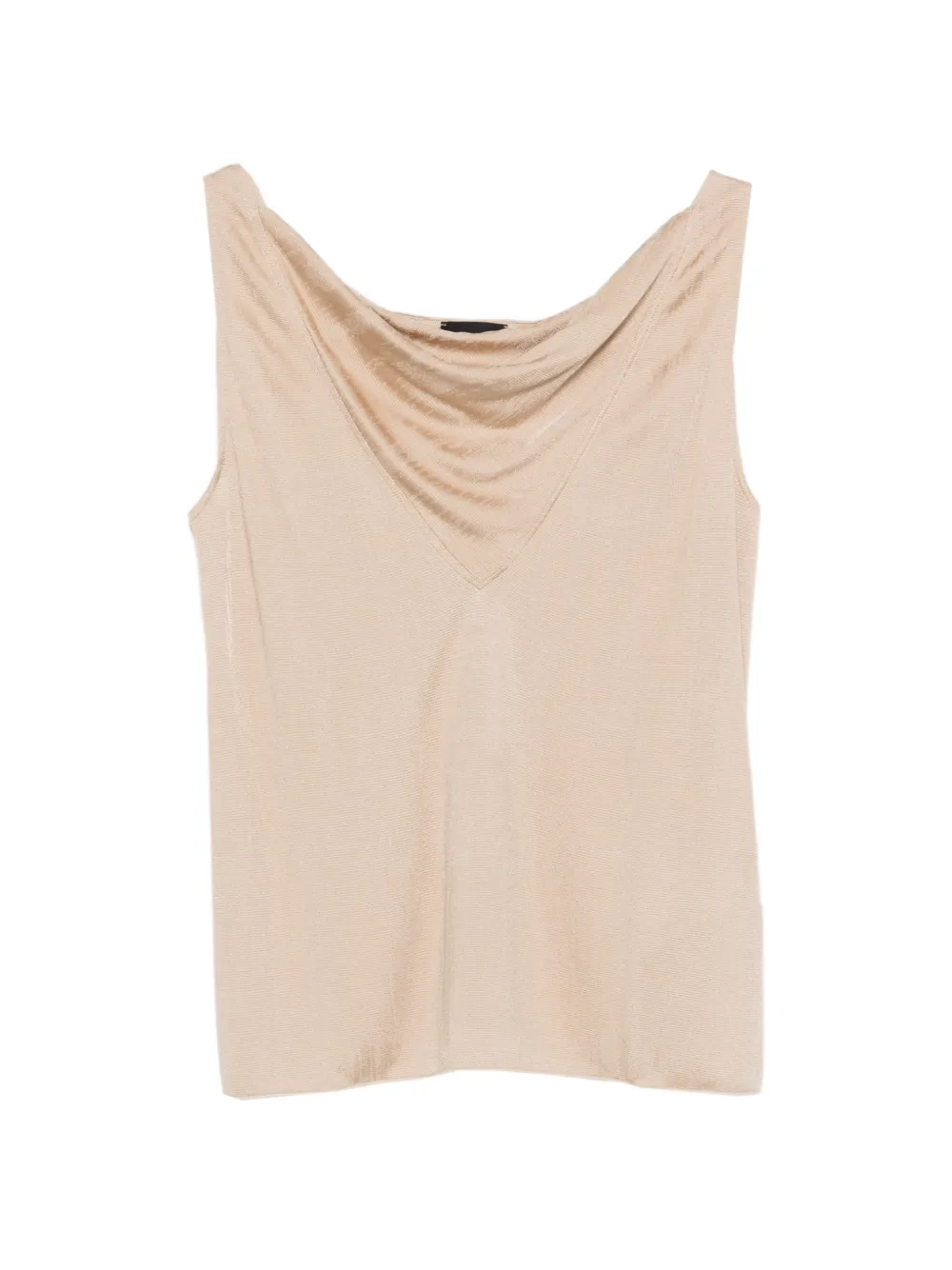 Giorgio Armani V-neck sleeveless top - Toni neutri
