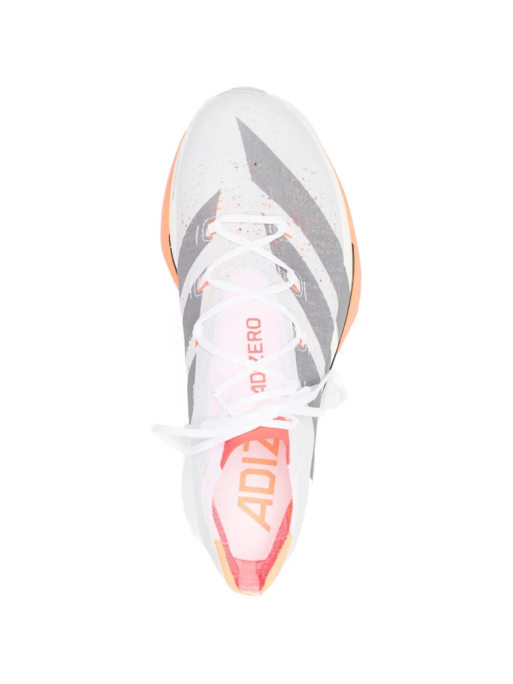adidas Adizero Prime X3 Strung gestreepte sneakers Grijs