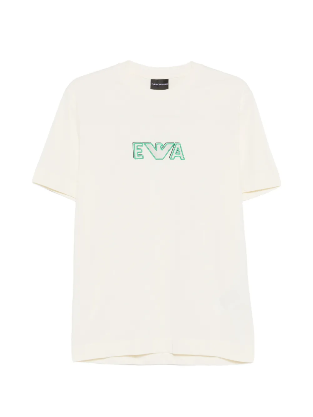 Emporio Armani logo T-shirt - Gelb