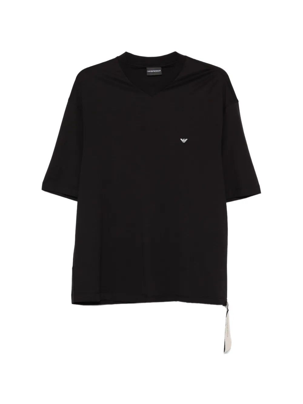 Emporio Armani V-neck logo T-shirt - Nero