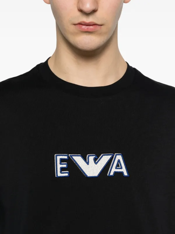 Emporio Armani ロゴ Tシャツ | ブルー | FARFETCH JP