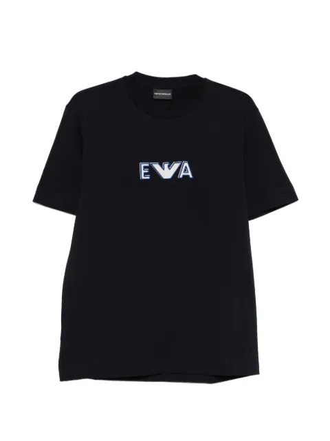 Emporio Armani logo-embroidered T-shirt