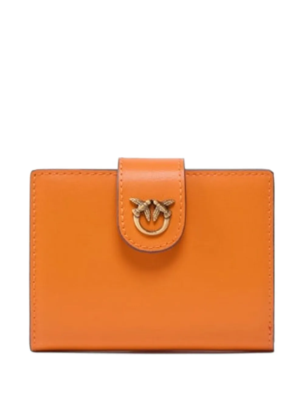 PINKO logo-detail wallet - Arancione