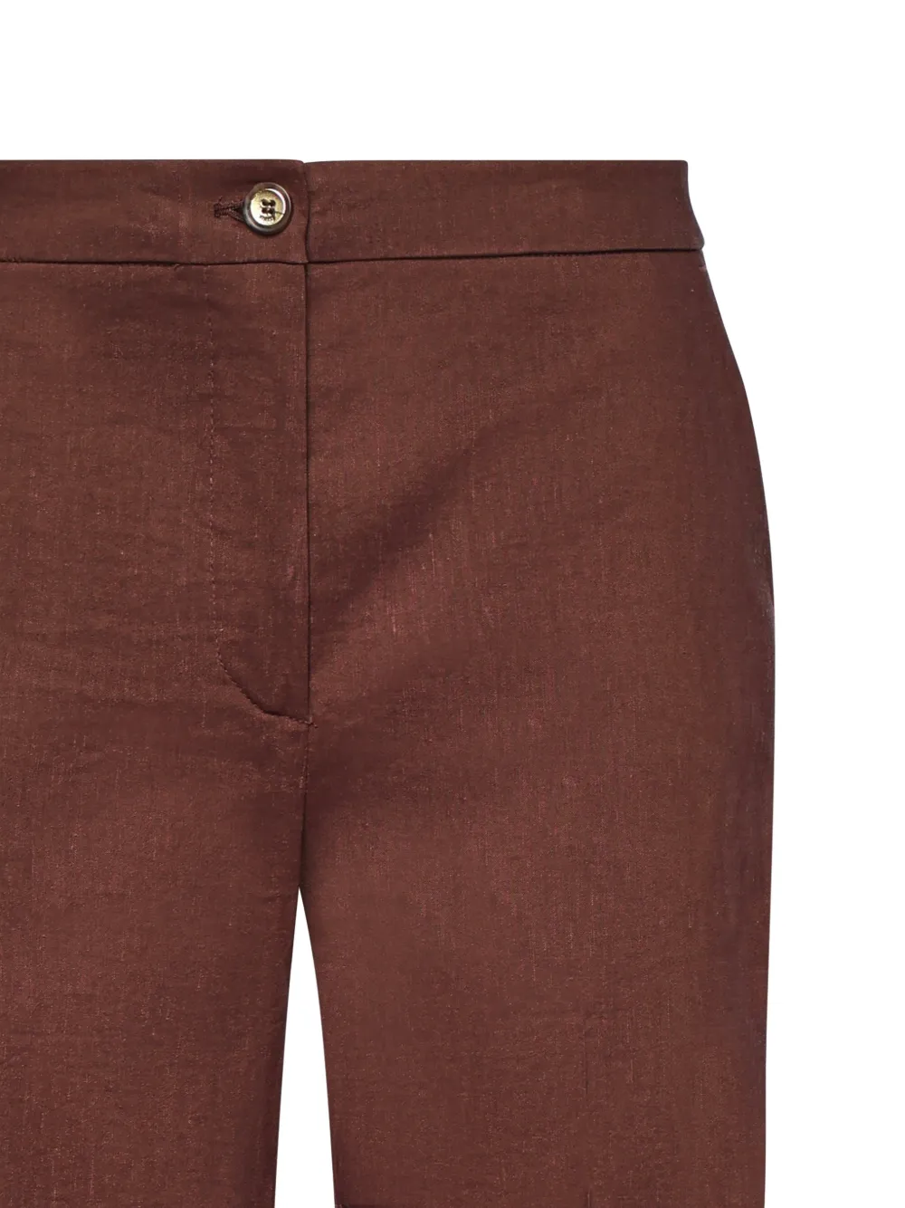 PINKO Broek met knoopsluiting Bruin