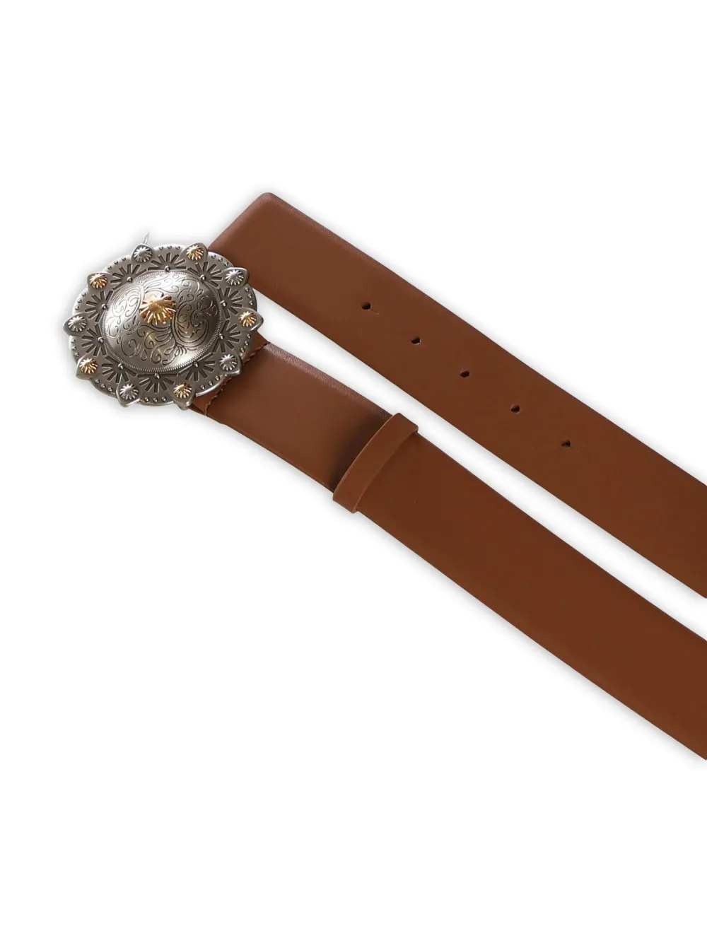 PINKO Leren riem Bruin