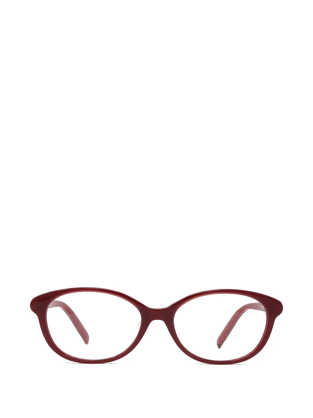 Chloé oval-frame glasses - Rosso