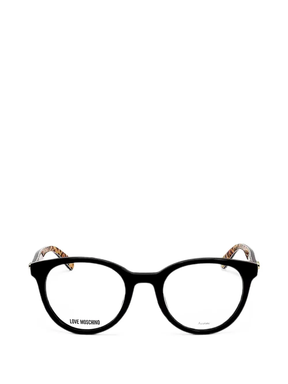 Moschino round-frame glasses - Nero