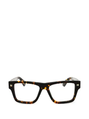 Off-White Eyewear スクエア眼鏡フレーム | ブラウン | FARFETCH JP