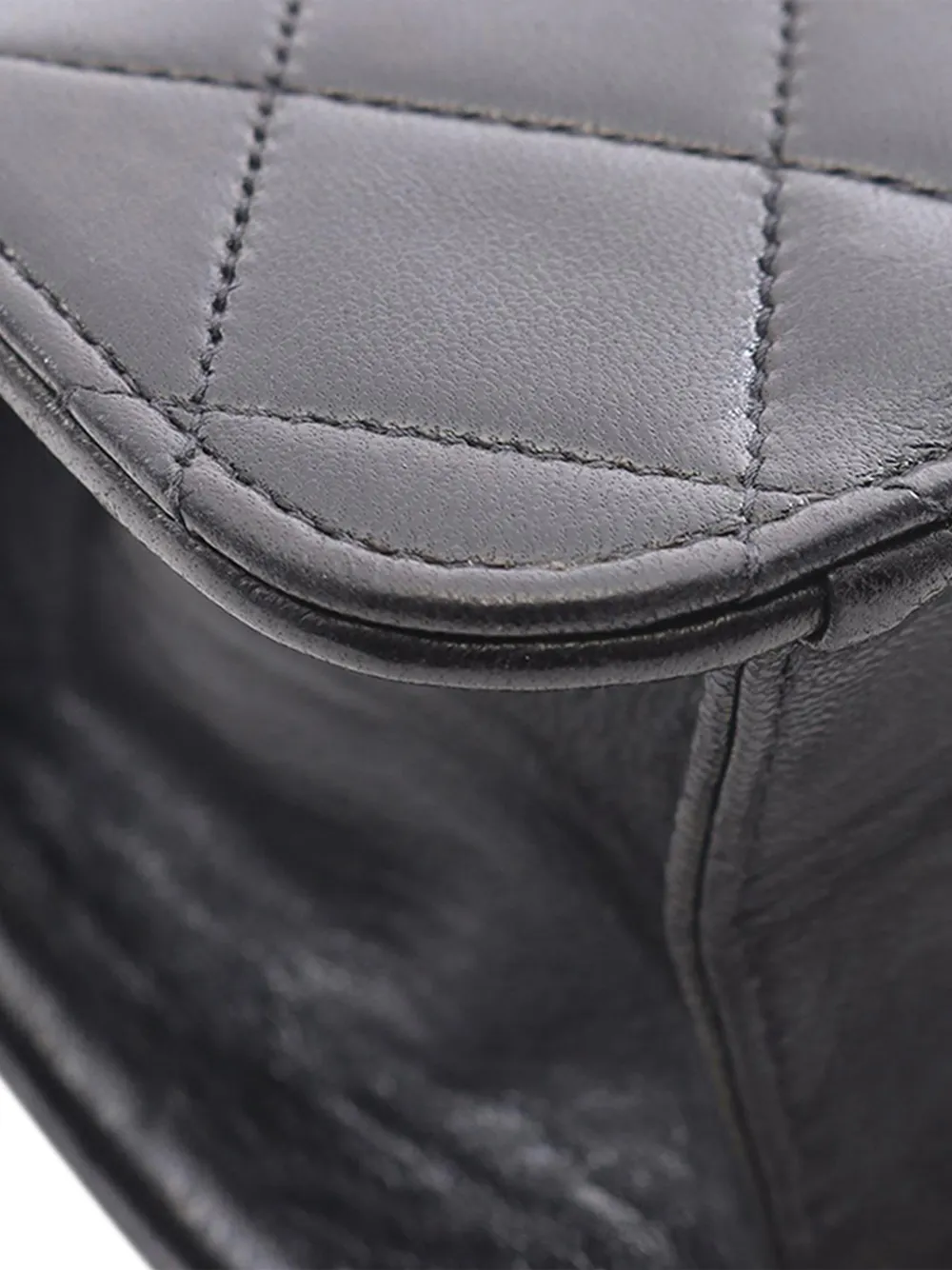 1994-1996 Cc Quilted Lambskin Full Flap Shoulder Bag