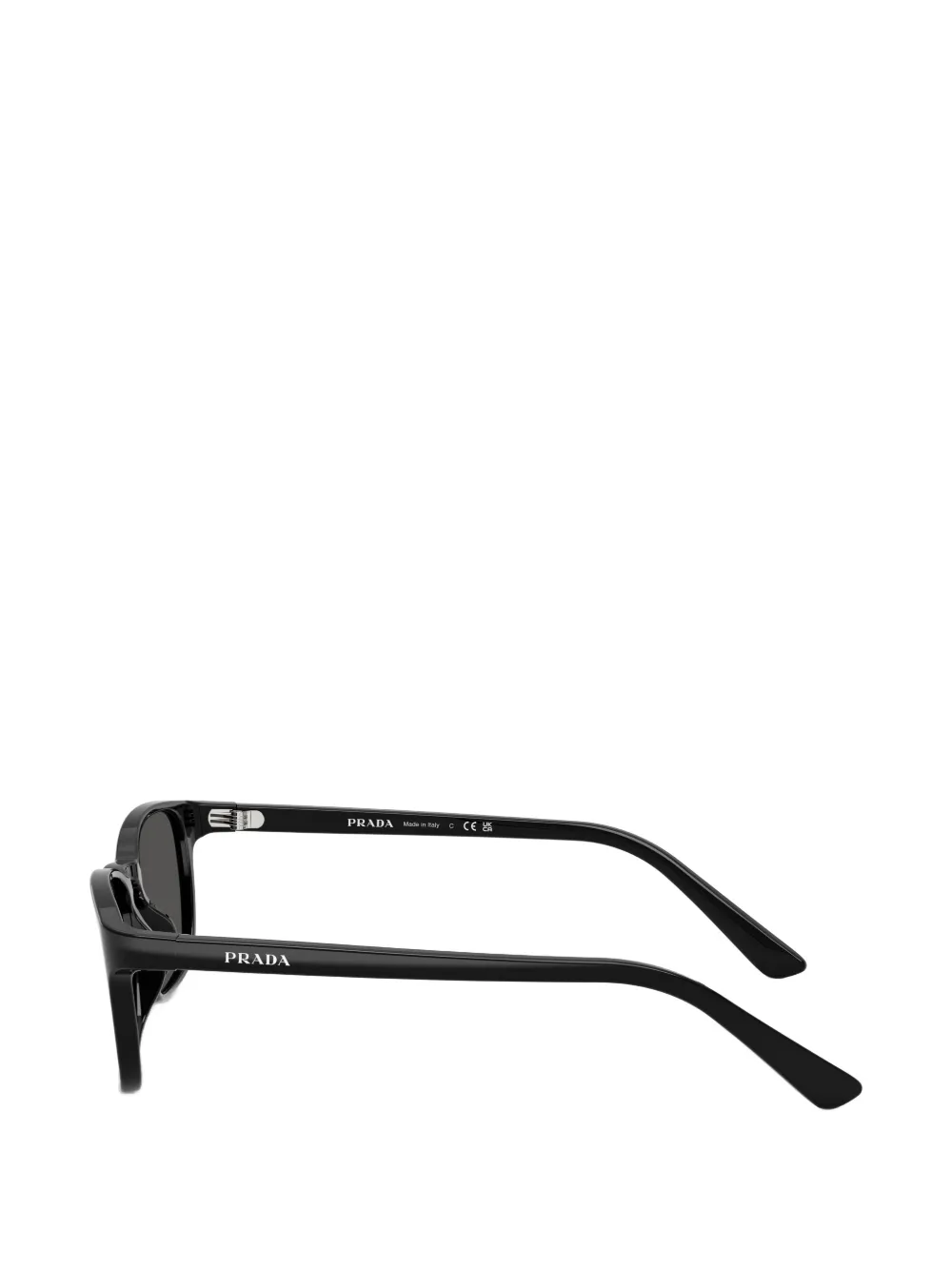 Prada Rectangle-frame Sunglasses In Black